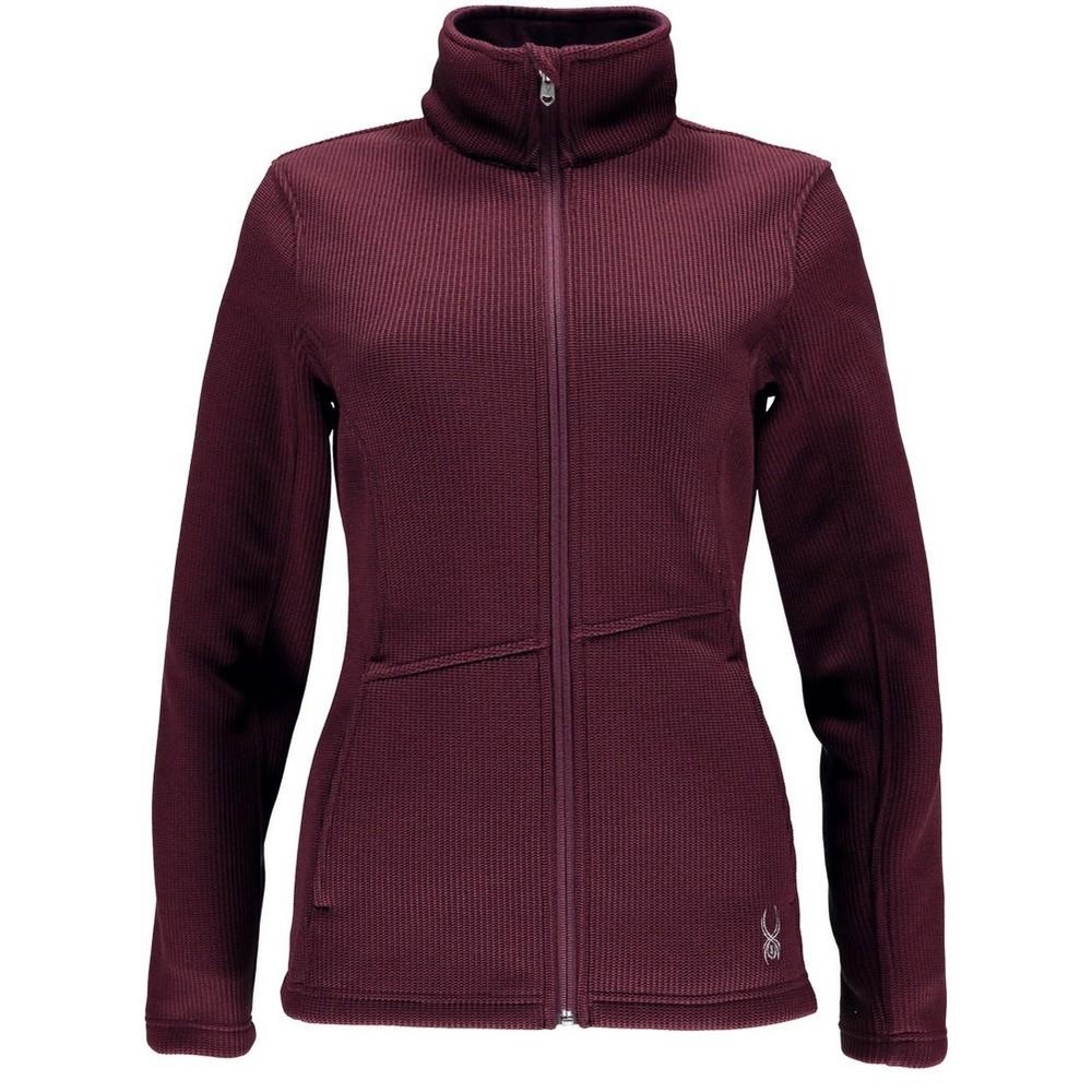 Women's Maroon Zip Up